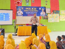 Sat Lantas Polres Tulang Bawang Gelar Police Goes To School, Iptu Glend: Pesertanya 210 Pelajar SD