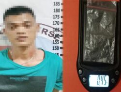 Satresnarkoba Polres Tulang Bawang Tangkap Buruh Asal Desa Sungai Menang