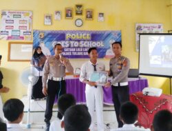 Polisi Berikan Penyuluhan Kepada Ratusan Pelajar SMP Negeri 3 Banjar Agung