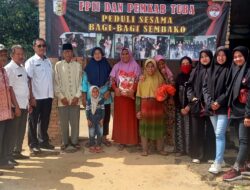 FPII dan Pemkab Tuba Bagi-Bagi Sembako di Objek Wisata Cakat Raya