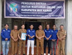 PD IWO Way Kanan Terima Kunjungan Kerja Pejabat Badan Kesbangpol