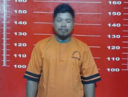 Nyambi Curat di Konter HP, Penjual Sayuran Keliling Ditangkap Polsek Banjar Agung