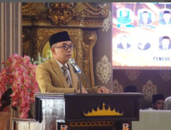 Bupati Adipati Hadiri  Pelantikan Anggota DPRD Terpilih Kabupaten Way Kanan Masa Jabatan 2024-2029