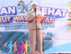 HUT Ke-26, Pemkab Way Kanan Pererat Silaturahmi Dengan Jalan Sehat Dan Bazar UMKM