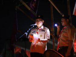 Bupati Tulang Bawang Tekankan Pentingnya Nilai Kepramukaan dalam Upacara Ulang Janji dan Renungan Hari Pramuka ke-64