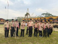 Perkemahan Bhakti Pramuka Ke 64 Tingkat Daerah Lampung Tahun 2025 Yang Di Hadiri oleh Sekda Tiba.