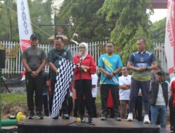 Meriahkan HUT Ke-80 RI, Pemkab Way Kanan Ajak Warga Ikut Jalan Sehat Dan Lomba Estafet