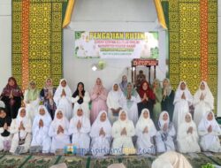 WAKIL KETUA I BKMT DEA DERIKA TOPANI HADIRI PENGAJIAN RUTIN DI MASJID MIFTAHUL JANNAH SUKA RAME