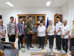 WAKIL BUPATI IRAWAN TOPANI SAMBUT AUDIENSI BPJS KETENAGAKERJAAN CABANG LAMPURA