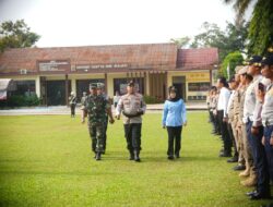 Polres Bersama Pemkab Way kanan Gelar Apel Siaga Operasi Ketupat Krakatau 2026