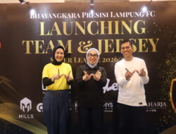 Bupati Way Kanan Hadiri Launching Team & Jersey Bhayangkara Presisi Lampung FC, Dukung Kemajuan Sepak Bola Lampung