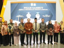 Bupati Way Kanan Ayu Asalasiyah Hadiri Pisah Sambut Kajati Lampung